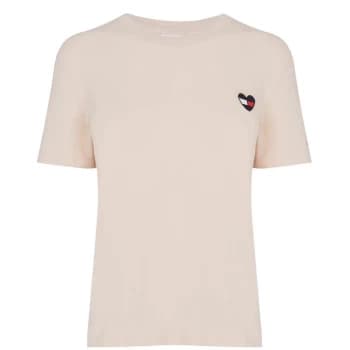 Image of Tommy Jeans Tommy Jeans Homespun T Shirt - Smooth Stone