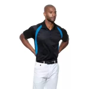 Image of GamegearA Mens CooltexA Riviera Polo Shirt / Mens Sportswear (2XL) (Black/Orange)
