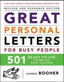 Image of Great Personal Letters for Busy People by Dianna Booher Book