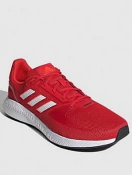 Image of adidas Runfalcon 2.0 - Red/White, Size 8, Men