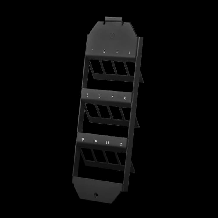 Image of LogiLink Keystone floor box insert for 3 x 4 keystone modules. black