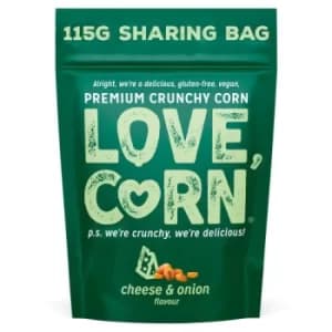 Image of Love Corn Cheese & Onion 115g (6 minimum)