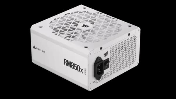 Image of Corsair RM850x Shift White Gold 850W ATX 3.0 Power Supply Unit - CP-9020274-UK
