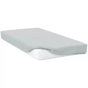 Image of Belledorm 200 Thread Count Egyptian Cotton Fitted Sheet (Kingsize) (Thyme) - Thyme