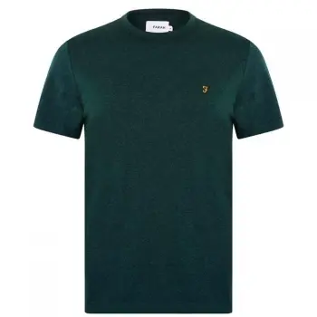 Image of Farah Vintage Short Sleeve T Shirt - Emerald Ml 323