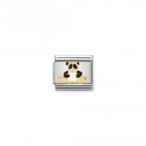 Image of Nomination Composable Classic th Animals Enamel Gold Pa Link 030212/39