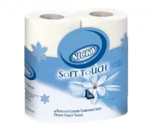 Image of Sofidel UK Nicky Soft Touch Toilet Tissue - 4 Pack