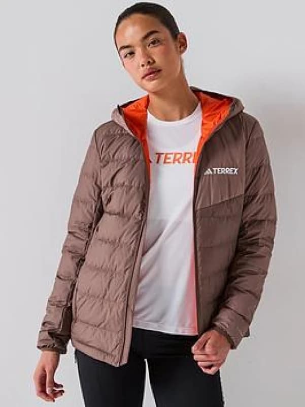 Image of Womens Puffer jacket adidas Terrex Multi Marron Female L