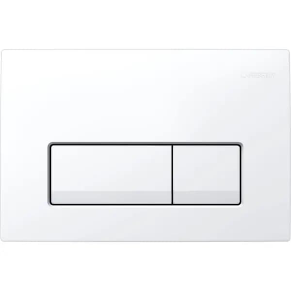Image of Geberit Delta50 Flush Plate - Alpine White 115.105.11.5