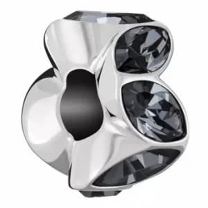 Image of Chamilia Reflections Silver Night Crystal Accent Charm