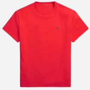 Image of Polo Ralph Lauren Mens Classic Fit Heavyweight T-Shirt - Tomato - S