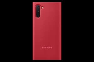 Image of Samsung Galaxy Note10 Clear View Cover Red (EF-ZN970CREGWW)