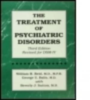 Image of The Treatment of Psychiatric Disorders by William H. Reid Hardback