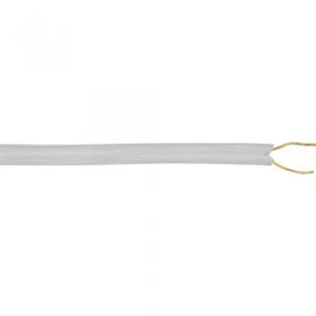 Image of Labgear 0.5mm 2 Core Solid Bell Wire White Round - 50 Meter