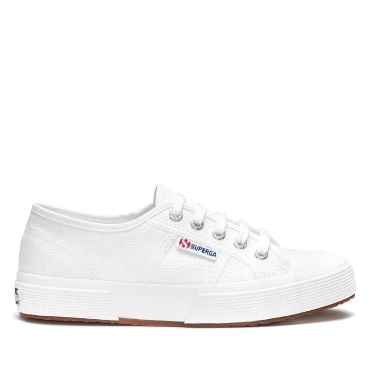 Image of Superga Womens 2750 Cotu Classic Lace Up Canvas Shoes Trainers - UK 5 White female GDE2631WHT5