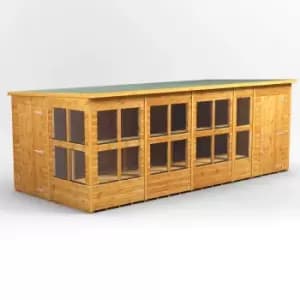 Image of 18X8 Power Pent Potting Shed Combi Including 4ft Side Store
