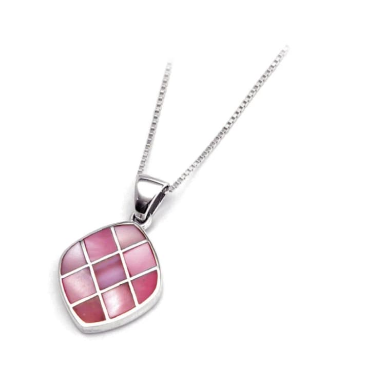 Image of Espree Espree Sterling Silver Mother of Pearl Pendant Silver One Size