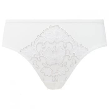Image of Florale Iris Tai Briefs - White