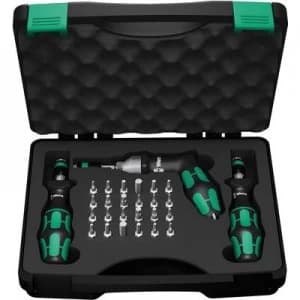 Image of Wera 7440/41/42 Workshop Torque screwdriver set 27 Piece 0.3 - 6 Nm