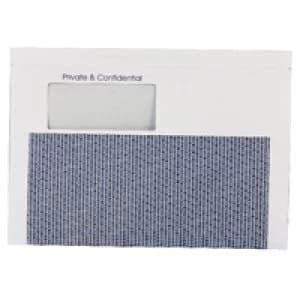 Image of Custom Forms Sage Tape Seal Payslip Mailers 100gsm Pack of 500 SE100