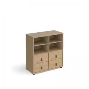 Image of Universal cube storage unit 875mm high on glides with 2 matching