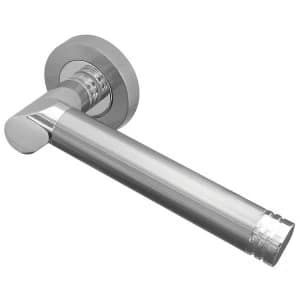 Image of Jedo Octavia Door Handle on Round Rose