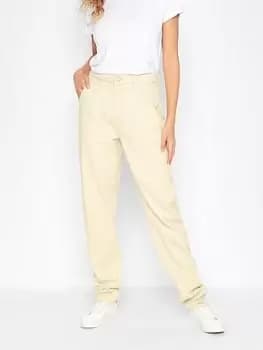 Image of Long Tall Sally Ecru Slouch Jean 36in, Natural, Size 12, Women
