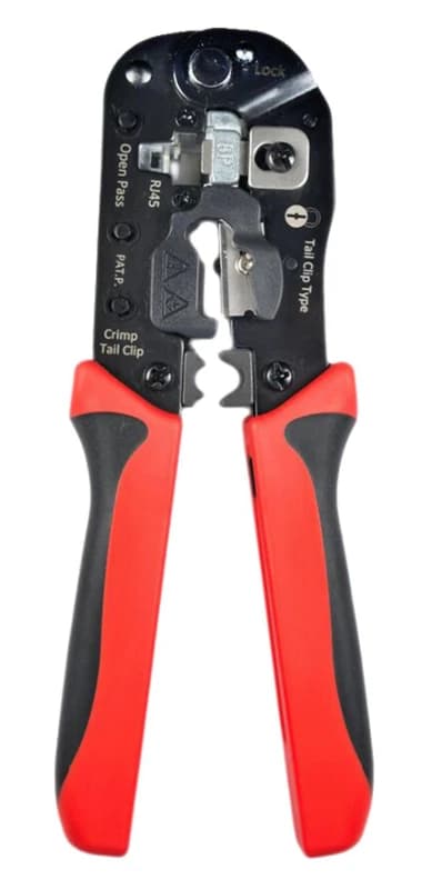 Image of Lanview LVN125457 cable crimper Cable die set Red