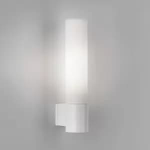 Image of Bari Bathroom Wall Light Matt White IP44, G9