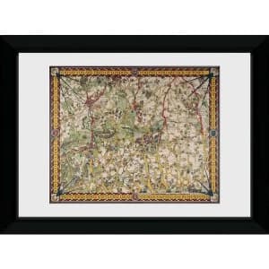 Image of Transport For London Map 4 50 x 70 Framed Collector Print