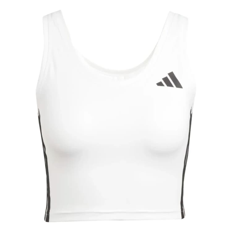 Image of Womens tank top adidas Workout Essentials 3-Stripes Blanc Female XL