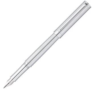 Image of Sheaffer Intensity Engraved Chrome Pattern Fountain Pen - Medium Nib