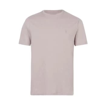 Image of AllSaints Brace Short Sleeve Crew - STORMY LILAC