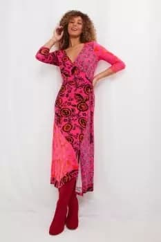 Image of Robyn Wrap Jersey Dress