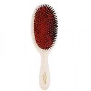 Image of Mason Pearson Boar Bristle and Nylon Medium Junior Brush White