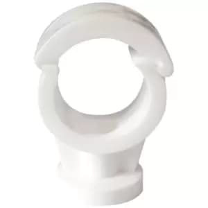 Image of 28mm Quick Lock Single Hinged Snap Over Pipe Clip 50 Per Box - Talon