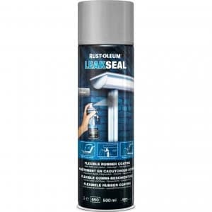 Image of Rust Oleum Leak Seal Spray Paint Aluminium 500ml