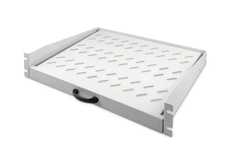 Image of Digitus Extendible Shelf for fixed mounting on front 483mm (19")