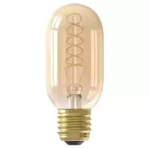 Image of Calex Standard Gold Filament Flex Tubular E27 3.8W Dimmable Light Bulb