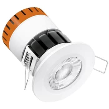 Image of Aurora Enlite 8W Fixed Dimmable Integrated Downlight Fire Rated IP65 Warm White - EN-DE8/30