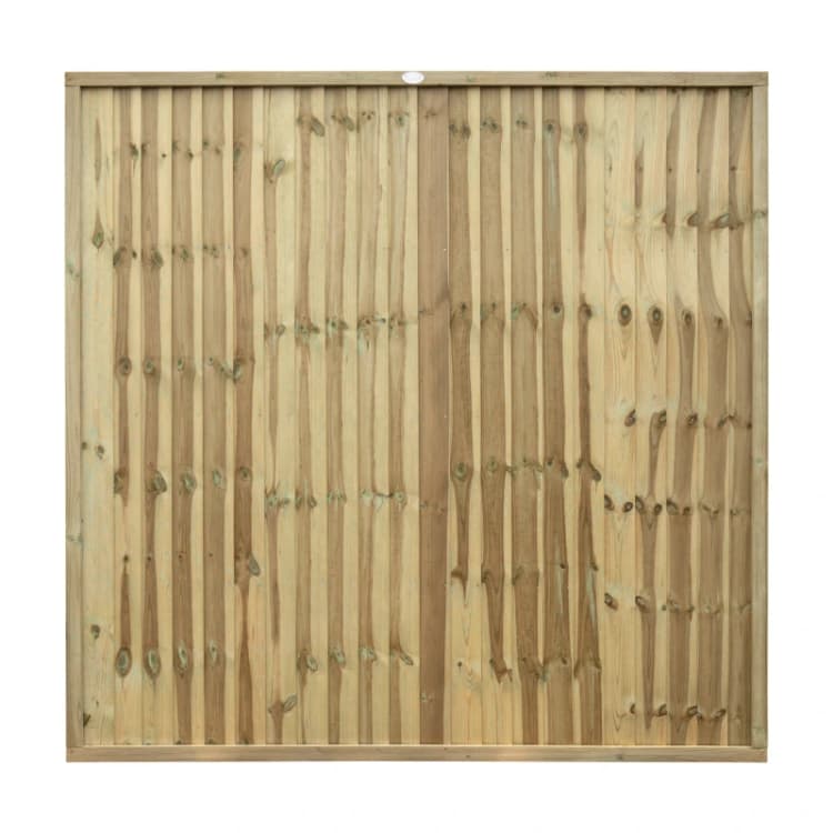 Image of Grange Superior Closeboad Panel 1.8 Green Vertical GSCB6NGV