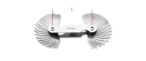 Image of Beta Tools 1707A/3 Radius Gauge Convex & Concave Blades 15.5-25mm 017070025