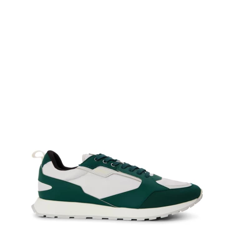 Image of Hugo Mens Icelin Runners Casual Low-Top Trainers Open Green male 7 (41)