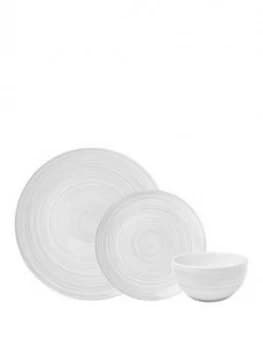 Image of Sabichi Grey Swirl 12 Piece Dinner Set