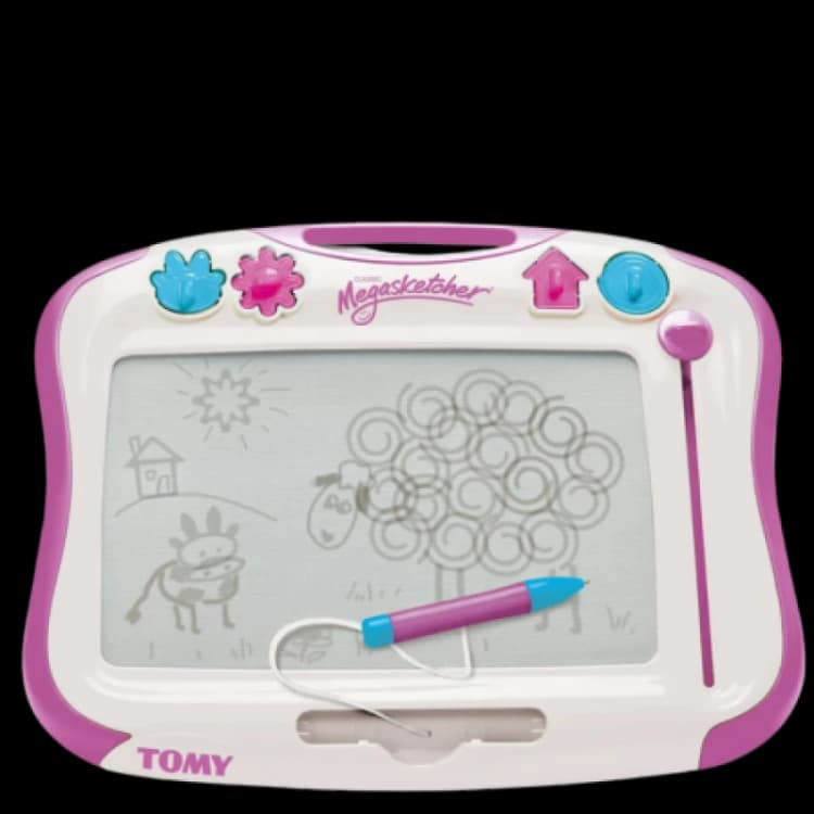 Image of Tomy Megasketcher Purple Magnetic Drawing Board TOMY-E73512
