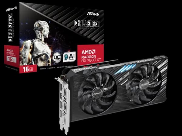 Image of ASRock Radeon RX 7600 XT Challenger 16GB GRRD6 Graphics Card
