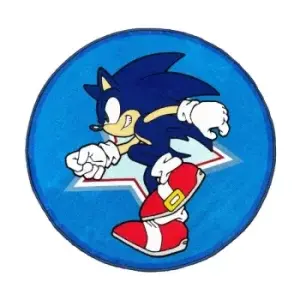 Image of Official Sonic the Hedgehog Modern Sonic Go Faster Rug