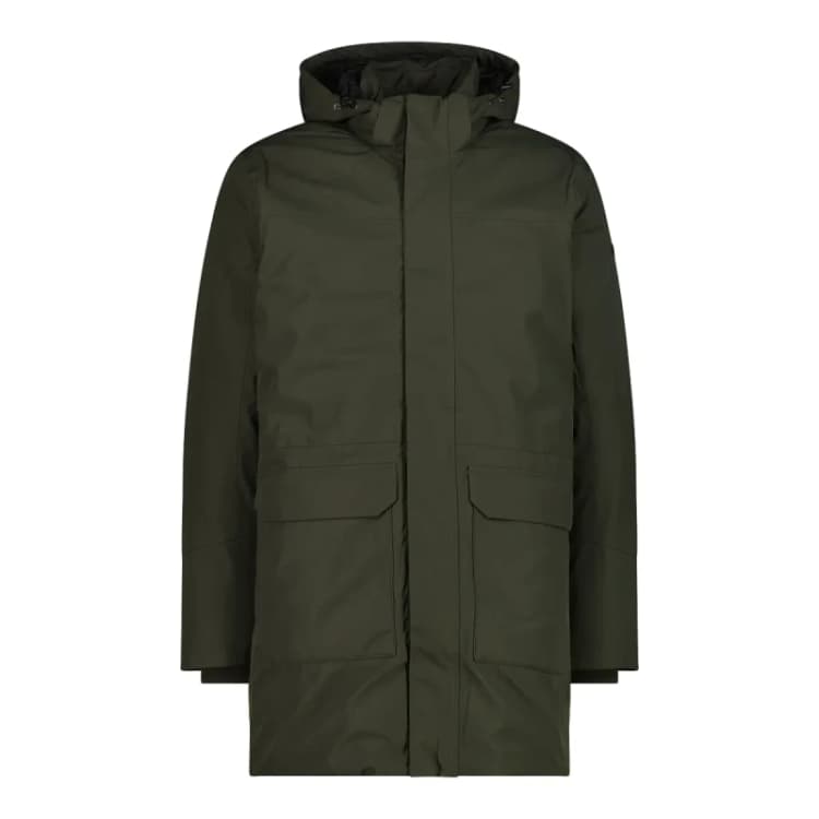Image of Zip-up hooded parka CMP Vert Male 52