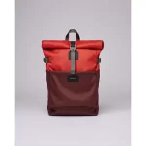 Image of Ilon Recycled Rolltop Backpack in Two-Tone Look
