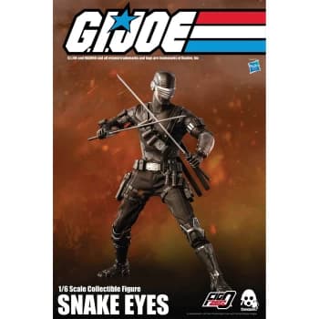 Image of ThreeZero G.I. Joe FigZero 1:6 Scale Collectible Figure - Snake Eyes